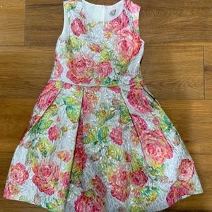 Girls Flowered Dress